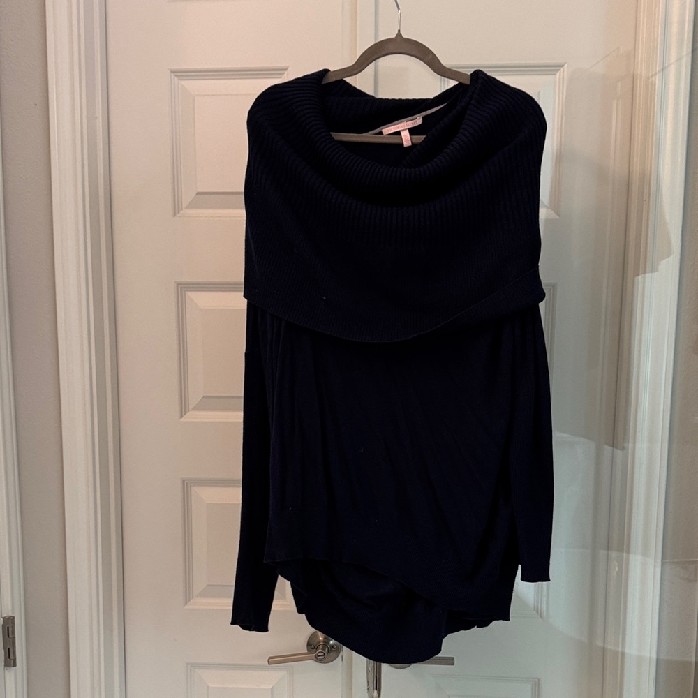 Victoria's Secret Navy Cowl Neck Sweater